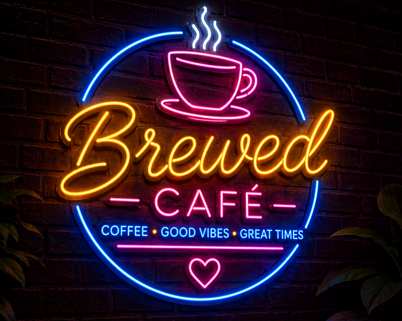 Neon signage category examples